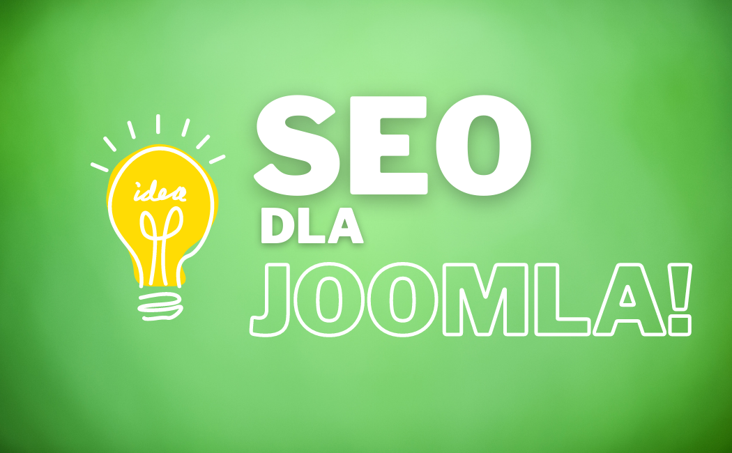 napis pozycjonowanie i SEO dla Joomla